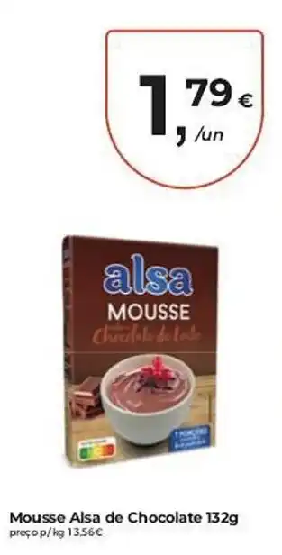 Aqui é fresco Mousse Alsa de Chocolate promoção