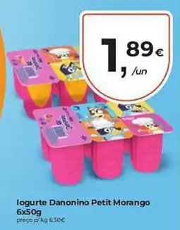 Aqui é fresco logurte Danonino Petit Morango promoção