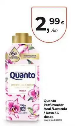 Aqui é fresco Quanto Perfumador Azul/Lavanda /Rosa 36 doses promoção