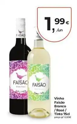 Aqui é fresco Vinho Faisão promoção