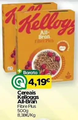 Supermercados Preços Baixos Cereais Kelloggs All-Bran Fibre Plus promoção