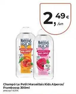 Aqui é fresco Champô Le Petit Marseillais Kids Alperce/ Framboesa promoção