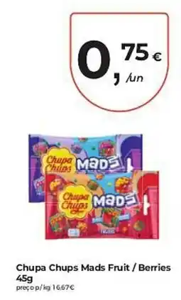 Aqui é fresco Chupa Chups Mads Fruit/Berries promoção