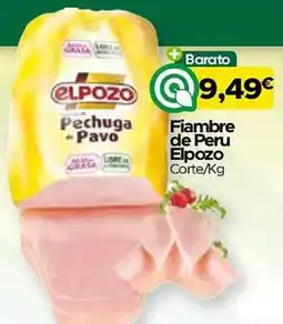 Supermercados Preços Baixos Fiambre de Peru Elpozo promoção