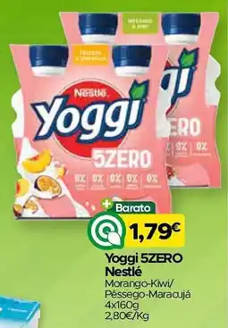 Supermercados Preços Baixos Yoggi 5ZERO Nestlé promoção
