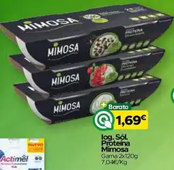 Supermercados Preços Baixos log. Sól. Proteína Mimosa promoção