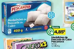 Supermercados Preços Baixos Medalhões de Pescada do Cabo Pescanova promoção