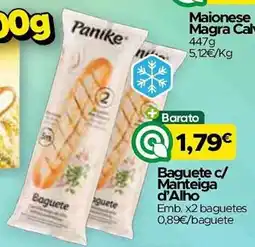 Supermercados Preços Baixos Baguete c/ Manteiga d'Alho promoção