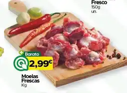 Supermercados Preços Baixos Moelas Frescas promoção