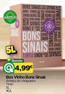 Supermercados Preços Baixos Box Vinho Bons Sinais promoção