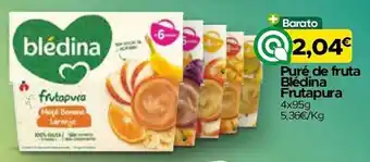 Supermercados Preços Baixos Puré de fruta Blédina Frutapura promoção