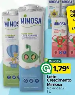 Supermercados Preços Baixos Leite Crescimento Mimosa promoção