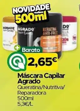 Supermercados Preços Baixos Máscara Capilar Agrado promoção