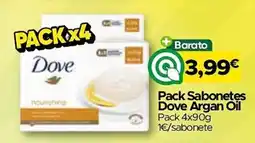 Supermercados Preços Baixos Pack Sabonetes Dove Argan Oil promoção