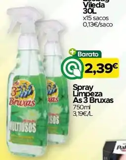 Supermercados Preços Baixos Spray Limpeza As 3 Bruxas promoção