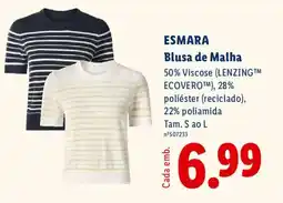Lidl ESMARA Blusa de Malha promoção
