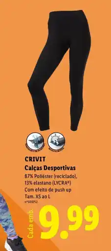 Lidl CRIVIT Calças Desportivas promoção