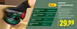 Lidl PARKSIDE Lixadora Multifunções 12 V promoção