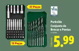 Lidl Parkside Conjunto de Brocas e Pontas promoção