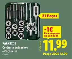 Lidl PARKSIDE Conjunto de Machos e Caçonetes promoção