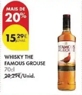 Pingo Doce Whisky the famous grouse promoção