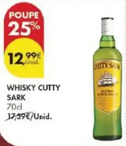 Pingo Doce Whisky cutty sark promoção