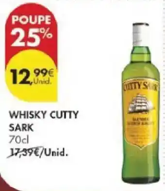 Pingo Doce Whisky cutty sark promoção