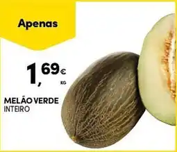 Continente Melão verde inteiro promoção