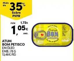Continente Atum bom petisco em óleo promoção