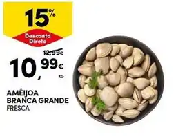 Continente Amêijoa branca grande fresca promoção