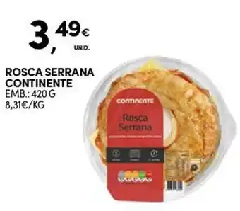 Continente Rosca serrana continente promoção
