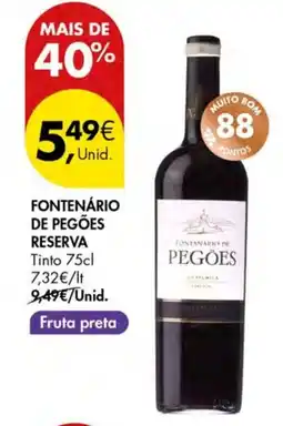 Pingo Doce Fontenário de pegões reserva tinto promoção
