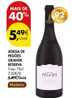 Pingo Doce Adega de pegões grande reserva promoção