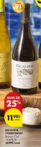 Pingo Doce Bacalhoa chardonnay promoção