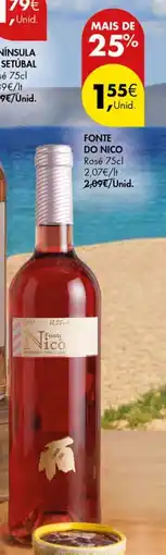 Pingo Doce Fonte do nico rosé promoção