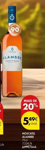 Pingo Doce Moscatel alambre promoção