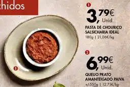 Pingo Doce Pasta de chouriço salsicharia ideal promoção