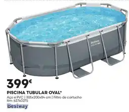 Bricomarché Piscina tubular oval promoção