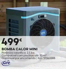Bricomarché Bomba calor mini promoção