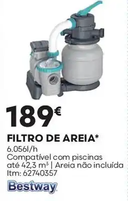 Bricomarché Filtro de areia promoção