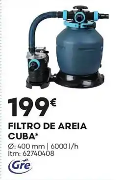 Bricomarché Filtro de areia cuba promoção