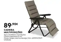 Bricomarché Cadeira multiposições promoção