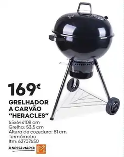 Bricomarché Grelhador a carvão "heracles" promoção