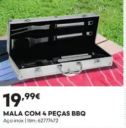Bricomarché Mala com 4 peças bbq promoção
