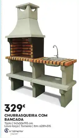 Bricomarché Churrasqueira com bancada promoção