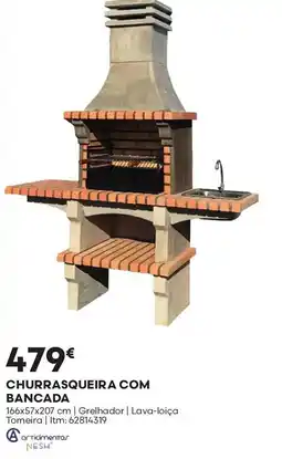 Bricomarché Churrasqueira com bancada promoção