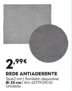 Bricomarché Rede antiaderente promoção