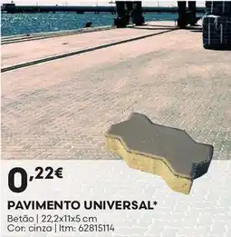 Bricomarché Pavimento universal promoção