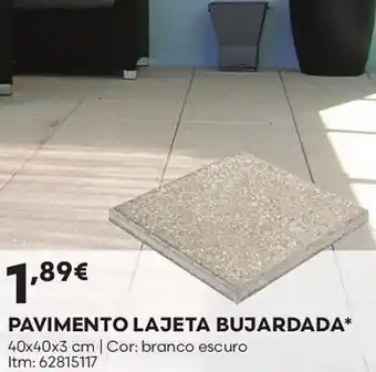 Bricomarché Pavimento lajeta bujardada promoção