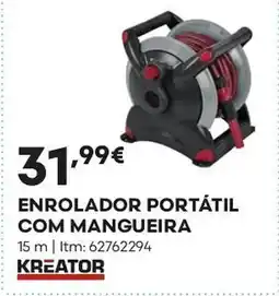 Bricomarché Enrolador portátil com mangueira promoção